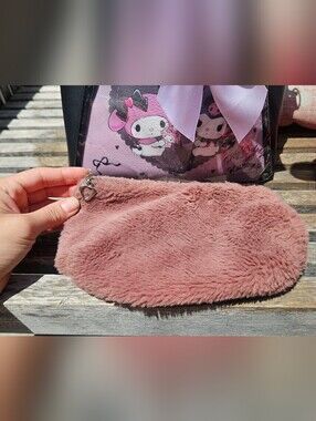 Mauve Pink Make Up Bag
